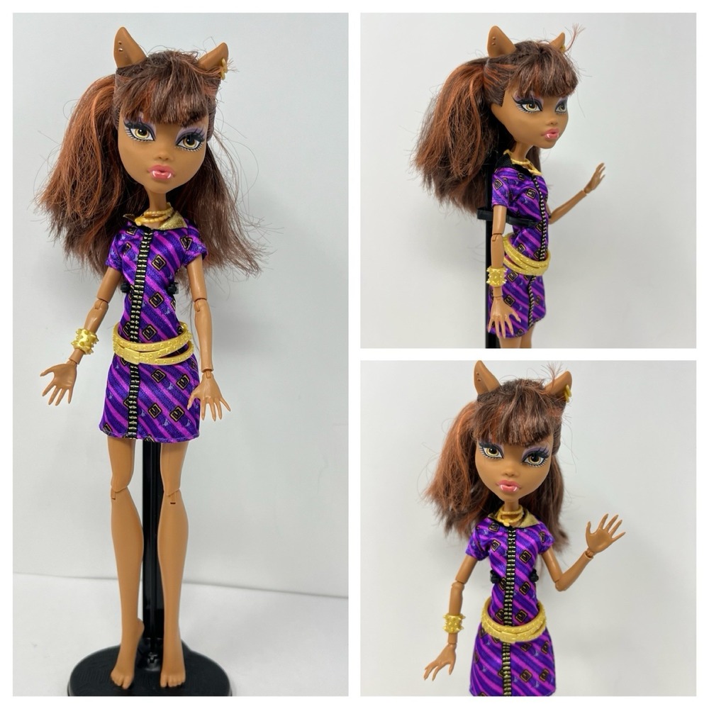 Monster‎ High Clawdeen Wolf Doll Coffin Bean Series Original Gift Toy Fashion